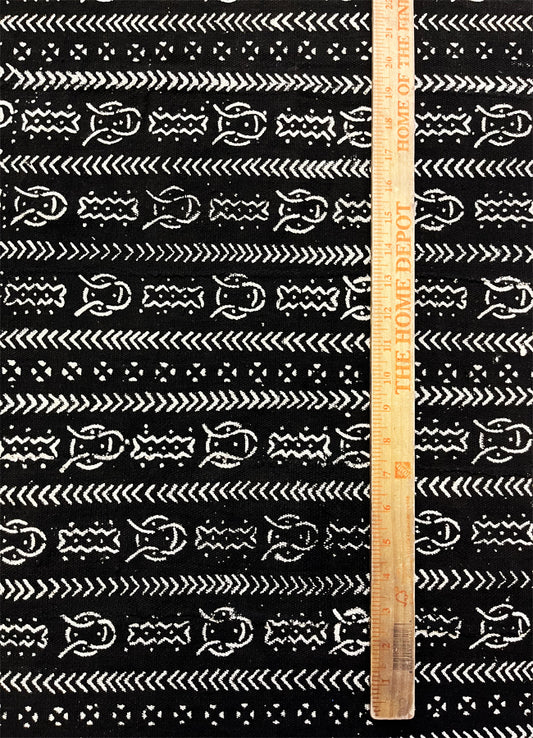 Black & White Mud Cloth From Mali