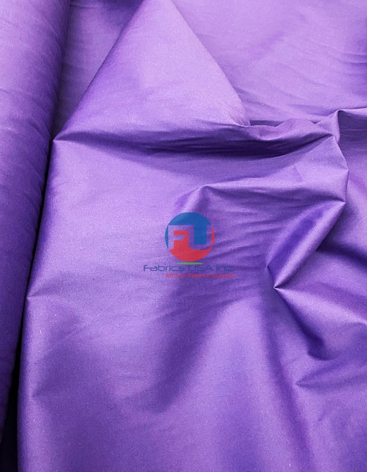 100% Solid Purple Cotton-