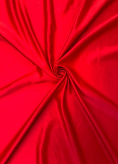 Red Bridal Satin