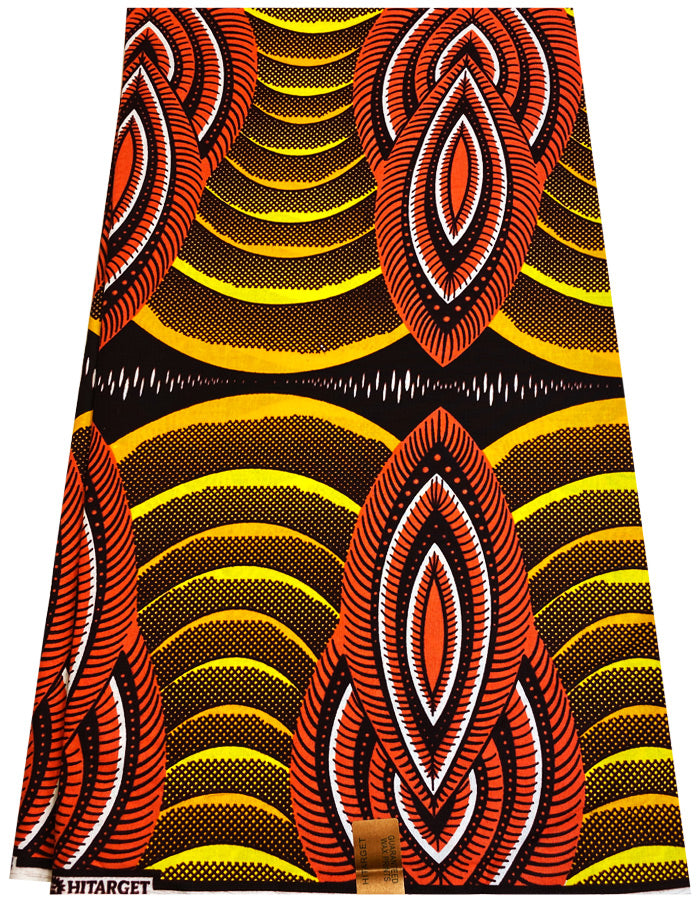 Elegant Design African Wax Print -