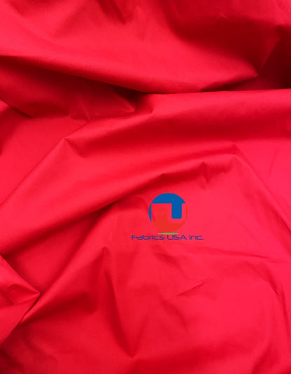 100% Solid Red Cotton-