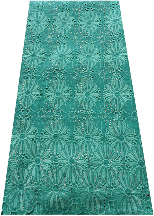 Swiss Voile Lace- Mint-Green