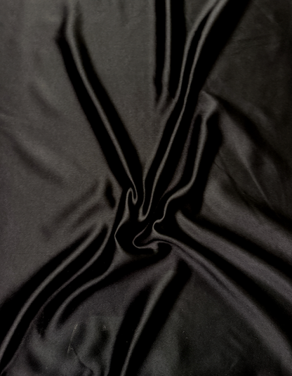 Bridal Satin-Black