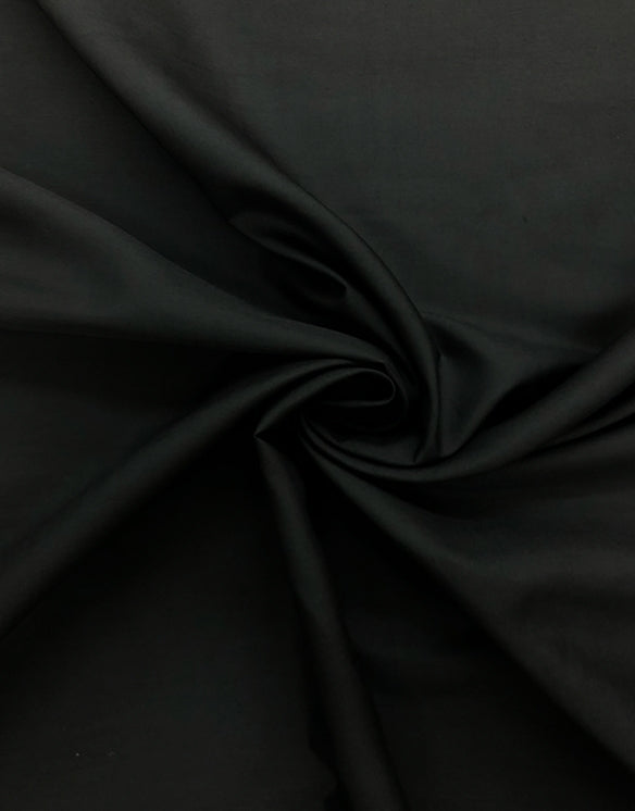 100% Black Solid Cotton-