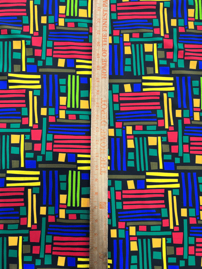 Super Quality Custom Design African Print in Stretch Fabric Multicolor