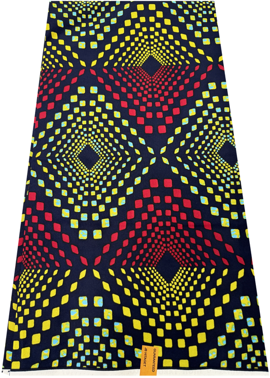 Cotton Blend High Quality Design - Red, Yellow, Dark-blue, Black, Sky-Blue