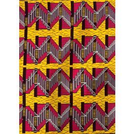 African kente print cloth in authentic African kente style