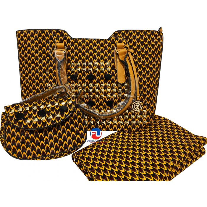 african ankara print fabric match with bags