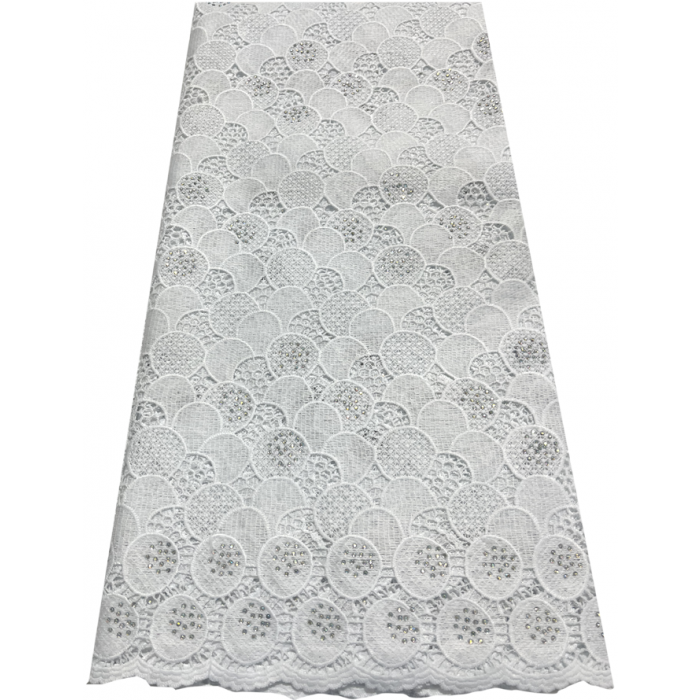 Corded Lace - White
