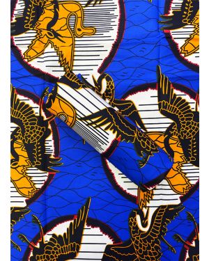 african patchwork wax print