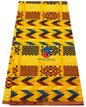 African Blue / White Kente Print Fabric Kente Ghana Wax Cloth AF-4037 –  Three Little Birds Sewing Co.