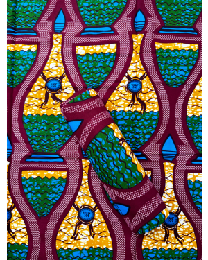 african wax print