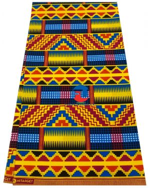 Colorful African Kente Print Fabric - DPAP187