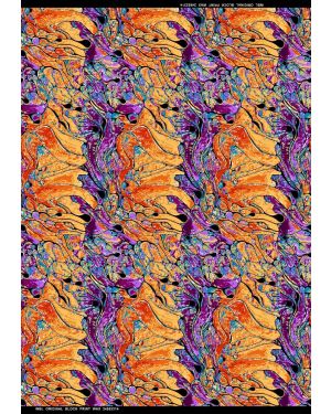  Cotton Blend High Quality Exclusive Design African Wax-	Multicolor